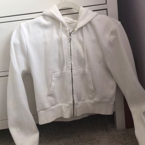 brandy white crystal hoodie read description